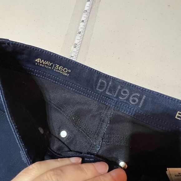 DL1961 Women's 4-Way Stretch Emma Power Legging Skinny Jean Dark Blue Wash Sz 26 - Picture 8 of 13